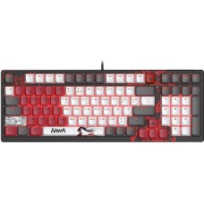 A4TECH Клавиатура S98 Naraka механическая черный/красный USB for gamer LED (S98 NARAKA BLMS RED PLUS) кабель 1.8м
