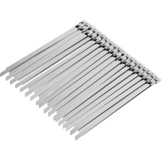 СИБРТЕХ Хомуты, 150 х 4.6 мм, нержавеющая сталь, 50 шт 45593