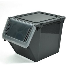 MULTIDOM Контейнер для овощей 14,5л (серый), 35х25,5х25 см 461 418