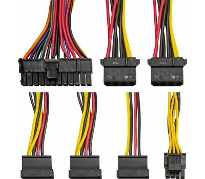 Блок питания EXEGATE 350W UN350, ATX, 12cm fan, 24p+4p, 3*SATA, 2*IDE, FDD (EX244552RUS)