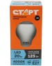 Лампа светодиодная СТАРТ (17284) LEDGLSE27 20W40 WS