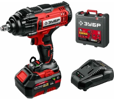 Гайковерт ЗУБР ГУЛ-410 18В, без АКБ
