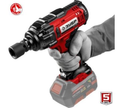 Гайковерт ЗУБР ГУЛ-410 18В, без АКБ