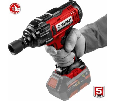 Гайковерт ЗУБР ГУЛ-410 18В, без АКБ
