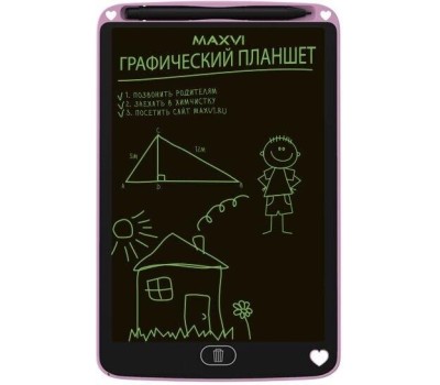 Планшет графический MAXVI MGT-01 Pink