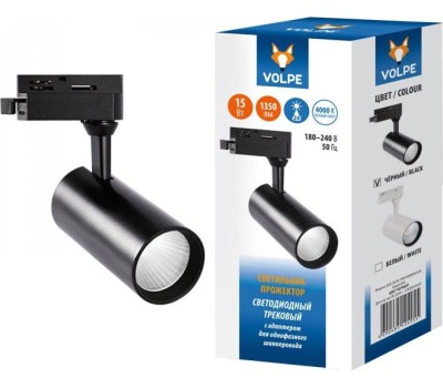 ПРОЖЕКТОРЫ СВЕТОДИОДНЫЕ VOLPE (UL-00005936) ULB-Q276 15W/4000К BLACK