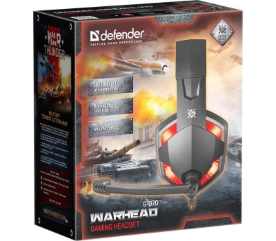 Гарнитура DEFENDER (64037) WARHEAD G-370