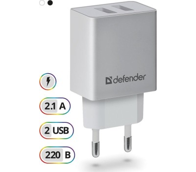 Универсальные адаптеры питания DEFENDER (83580) UPA-22 белый