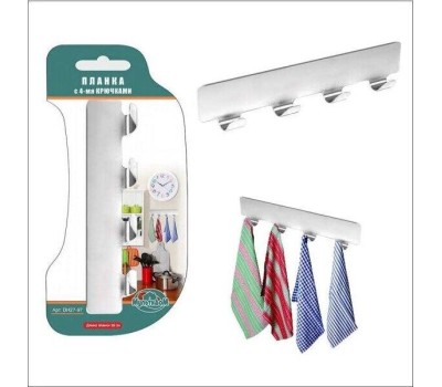 Планка с 4 крючками 
