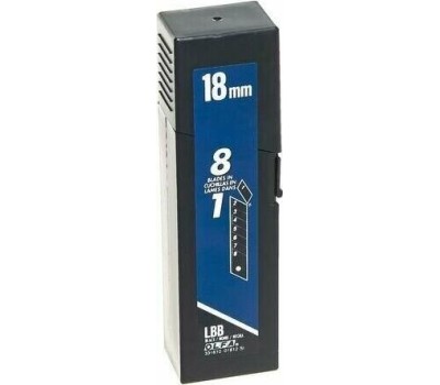 Лезвие OLFA OL-LBB-50B Сегментированные лезвия EXCEL BLACK 18х100х0.5 мм 50 шт.