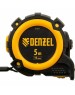 Рулетка DENZEL Рулетка 5м х 19мм, автоматич. фиксац., нейлон. покрытие, магнит. зацеп, двухстор. разметка 31521