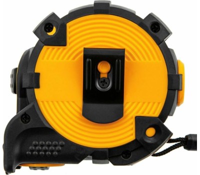 Рулетка DENZEL Рулетка 5м х 19мм, автоматич. фиксац., нейлон. покрытие, магнит. зацеп, двухстор. разметка 31521