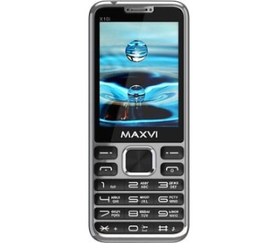 Телефон мобильный MAXVI X10i Metallic Silver