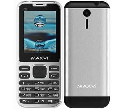 Телефон мобильный MAXVI X10i Metallic Silver