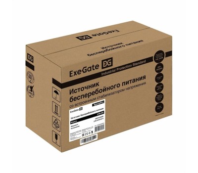 EXEGATE EX294608RUS ИБП SpecialPro UNB-500.LED.AVR.4C13 <500VA/300W, LED, AVR, 4*C13, Black>