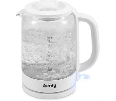 Чайник электрический DOMFY DSW-EK304 1.7л. 2200Вт белый