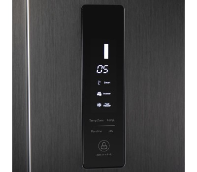 Холодильник Maunfeld MFF177NFSB 2-хкамерн. черный глянц. инвертер (КА-00012699)