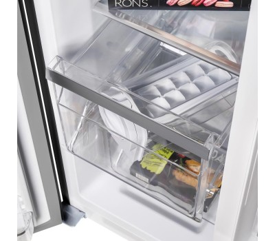 Холодильник Maunfeld MFF177NFSB 2-хкамерн. черный глянц. инвертер (КА-00012699)