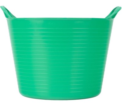 СИБРТЕХ Ведро гибкое сверхпрочное, 28 л, зеленое, 67512