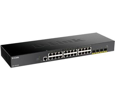 D-LINK SMB D-Link DGS-1250-28X/A1A Управляемый L2 коммутатор c 24 портами 10/100/1000Base-T и 4 портами 10GBase-X SFP+