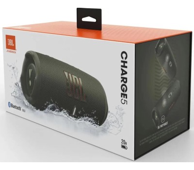 Колонка портативная JBL Колонка порт. Charge 5 зеленый 40W 2.0 BT 15м 7500mAh ( CHARGE5GRN)
