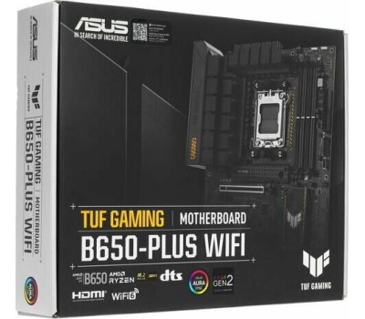 Материнская плата ASUS Материнская плата TUF GAMING B650M-PLUS, Socket AM5, AMD B650, mATX, Ret