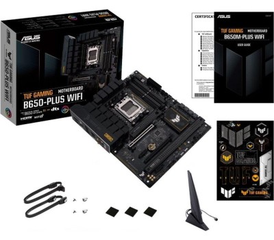Материнская плата ASUS Материнская плата TUF GAMING B650M-PLUS, Socket AM5, AMD B650, mATX, Ret