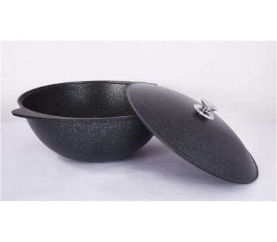 Казан KUKMARA Казан д/плова а/пр литой 7,0л алюм/кр Granit ultra blue ТМ