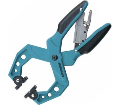 Струбцина GROSS Струбцина клещеобразная 1-1/2, пластиковый корпус, храповой механизм жесткой фиксации, 38 мм 20801