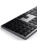 SATECHI Беспроводная клавиатура Slim X3 Bluetooth Keyboard-RU. Раскладка - Русская. Цвет- Серый космос