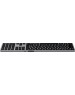 SATECHI Беспроводная клавиатура Slim X3 Bluetooth Keyboard-RU. Раскладка - Русская. Цвет- Серый космос