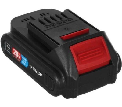 Батарея аккумуляторная ЗУБР Батарея аккумуляторная Профессионал, 20В, 2Ач, Li-Ion [st7-20-2]