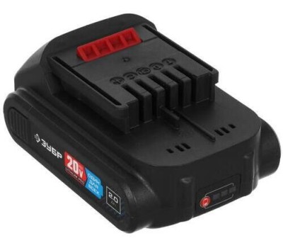 Батарея аккумуляторная ЗУБР Батарея аккумуляторная Профессионал, 20В, 2Ач, Li-Ion [st7-20-2]