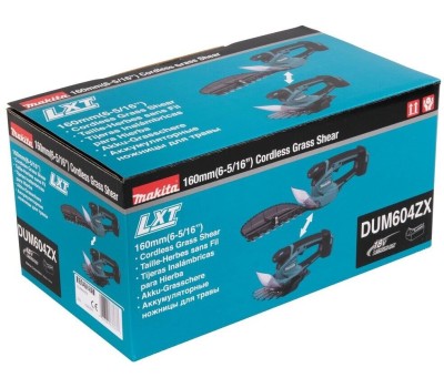 MAKITA Кусторез/ножницы для травы DUM604ZX, без АКБ, без ЗУ