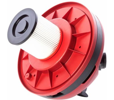 Пылесос REDVERG Строительный пылесос RD-VC1200S-25S, черный