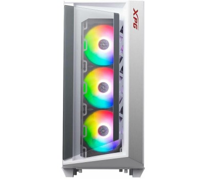 Корпус для ПК XPG Корпус CRUISER WHITE [CRUISERST-WHCWW] (Midi-Tower, белый, TG, 120mm ARGB fan*3)