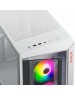 Корпус для ПК XPG Корпус CRUISER WHITE [CRUISERST-WHCWW] (Midi-Tower, белый, TG, 120mm ARGB fan*3)