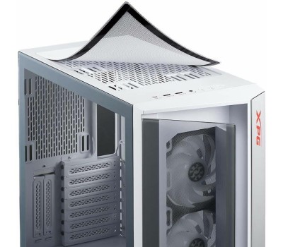 Корпус для ПК XPG Корпус CRUISER WHITE [CRUISERST-WHCWW] (Midi-Tower, белый, TG, 120mm ARGB fan*3)