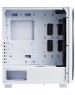 Корпус для ПК XPG Корпус CRUISER WHITE [CRUISERST-WHCWW] (Midi-Tower, белый, TG, 120mm ARGB fan*3)