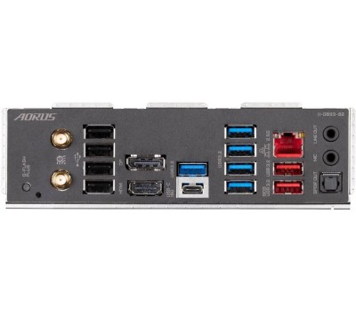 Материнская плата Gigabyte B650M AORUS ELITE AX {Socket AM5, AMD B650, 4xDDR5-5200, HDMI+DP, 2xPCI-Ex16, 4xSATA3(RAID 0/1/10), 2xM.2, 8 Ch Audio, 2.5GLan, WiFi, (4+4)xUSB2.0, (7+2)xUSB3.2, (1+1)xUSB3.2 Type-C™, mATX}