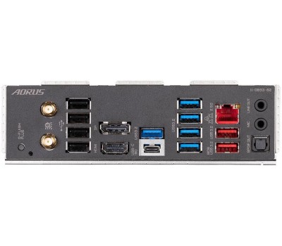 Материнская плата Gigabyte B650M AORUS ELITE AX {Socket AM5, AMD B650, 4xDDR5-5200, HDMI+DP, 2xPCI-Ex16, 4xSATA3(RAID 0/1/10), 2xM.2, 8 Ch Audio, 2.5GLan, WiFi, (4+4)xUSB2.0, (7+2)xUSB3.2, (1+1)xUSB3.2 Type-C™, mATX}