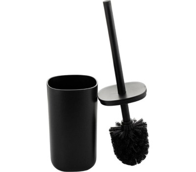 САНАКС - Ёрш для унитаза напольный устойчивый, ЧЁРНЫЙ, пластиковый 29035