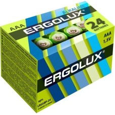 Элементы питания ERGOLUX (14213) LR03 Alkaline BP-24