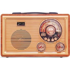 Радиоприёмник БЗРП РП-335 , УКВ 64-108МГц, бат.4*R20,220V, DC6В, акб 1200MA/H,BT/USB/MICROSD