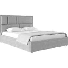 Кровать интерьерная НК-МЕБЕЛЬ MADISON new кровать 1600х2000 Велюр Светло-серый 72307367 (2 кор.)