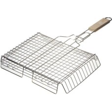 Решетка GRINDA Barbecue, 340 х 260 мм, нержавеющая сталь, объемная решетка-гриль (424732)