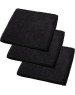 Набор салфеток из микрофибры LEONORD Набор салфеток из микрофибры Black 3шт (106796)
