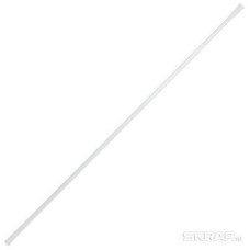 РЫЖИЙ КОТ Карниз для ванной, длина 140-260 см, нерж.сталь, цвет-белый (103946)