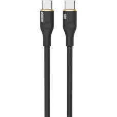 Кабель AKSBERRY (6900295480010) X162 Liquid silicone Type-C -Type-C, черный