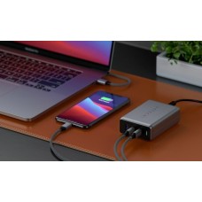 SATECHI Сетевое зарядное устройство Compact Charger 100W с технологией GaN Power. Цвет: серый космос